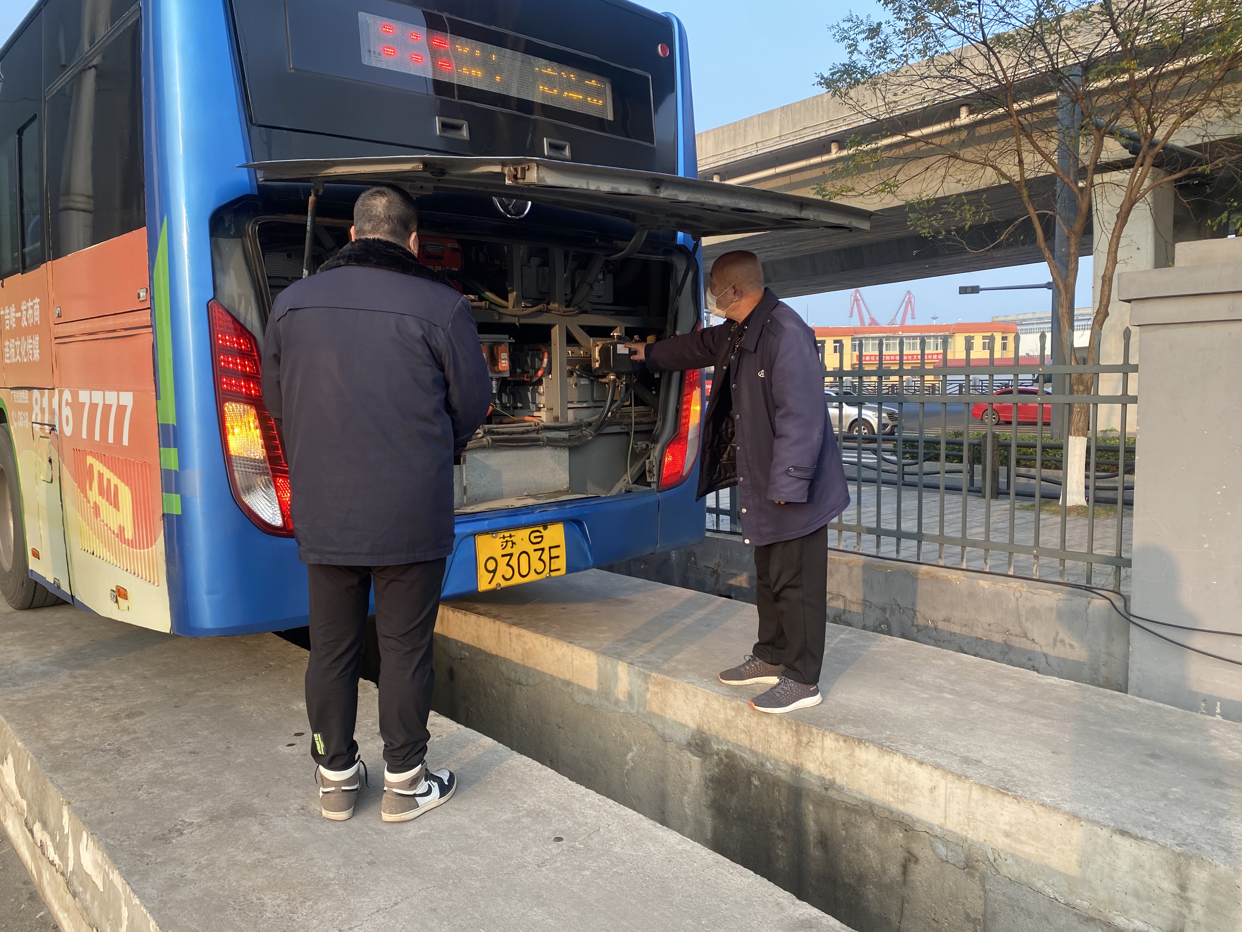 公交集團公交事業二部開展冬季防寒防凍專項檢查
