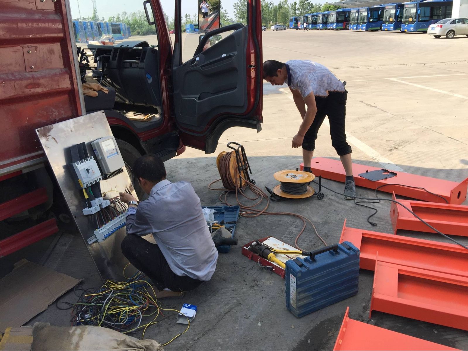 江蘇明茂新能源公司開展交流充電樁建設工作